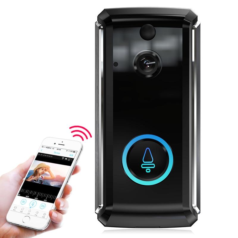 V562-B0631DW-202508271135-00 Smart Wifi Video Doorbell With Night Vision & Motion Detection - 2-Way Intercom - 32Gb Sd Card - Black - Image 1