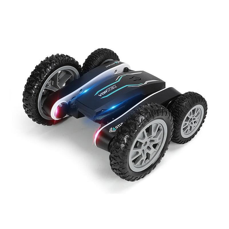 V562-B1006475650DBT-202508281230-00 2.4g Rc Stunt Car - Double Deformation Twisting & Rotating - Black - Image 1