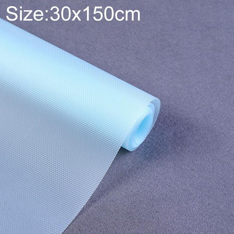 V562-B1007291910DBT-202508290520-00 Waterproof Diamond Texture Cut off Cabinet Drawer Mat - 30x150cm - Blue - Image 1