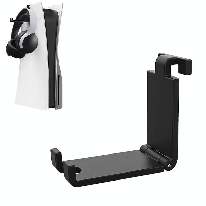 V562-B1018283060DBT-202508280936-00 Sony Ps5 Game Console Headphone Storage Rack with Gamepad Hanger - Black - Image 1