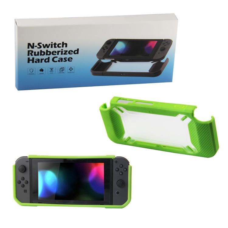 V562-B1030681060DBT-202508290136-00 Nintendo Switch Back Cover - Scratch Resistant - Green + White - Image 1