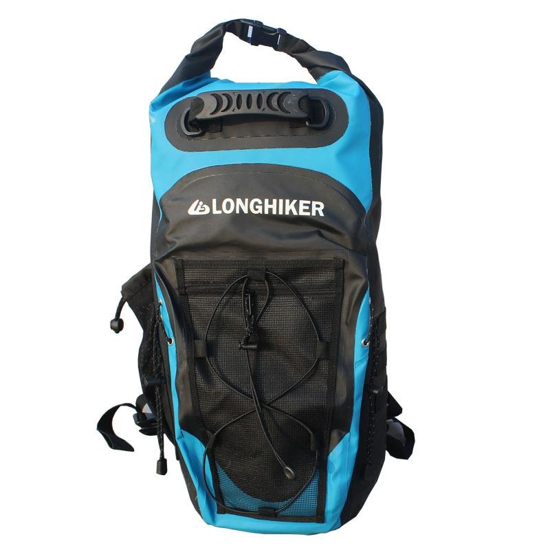 V562-B1033133060DBT-202508282225-00 Outdoor Diving Fin Backpack Drifting Swimming Fishing Ski Bag - Blue - Image 1