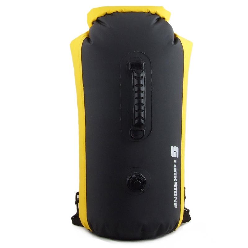 V562-B1044402060DBT-202508290630-00 Waterproof Rafting Backpack For Outdoor Activities - Yellow Black - Image 1