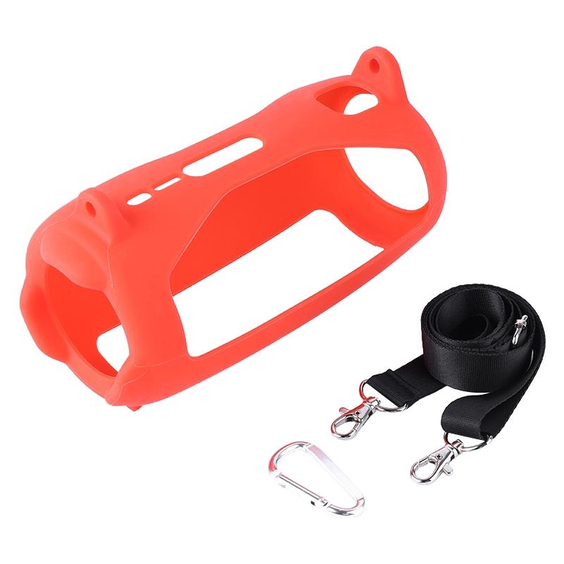 V562-B105112400ADE-202508281110-00 Jbl Pulse 5 Bluetooth Speaker Case with Shoulder Strap - Colourful Light Effect - Red - Image 1