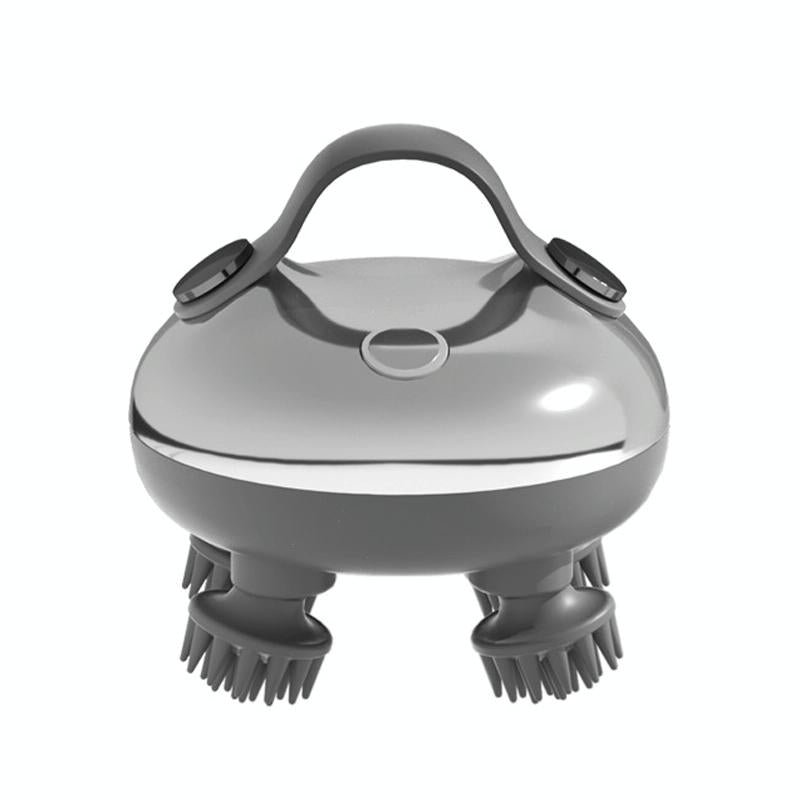 V562-B1061563060DBT-202508292246-00 Wireless Smart Head Massager Kneading - Silver - Image 1