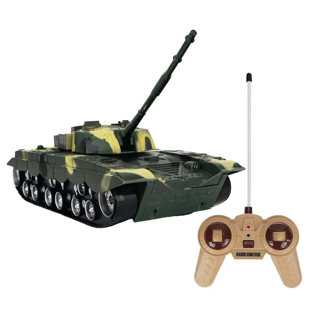 V562-B107601200AYS-202508281740-00 1 32 Four-way Rc Tank with Remote Control - Green - Image 1