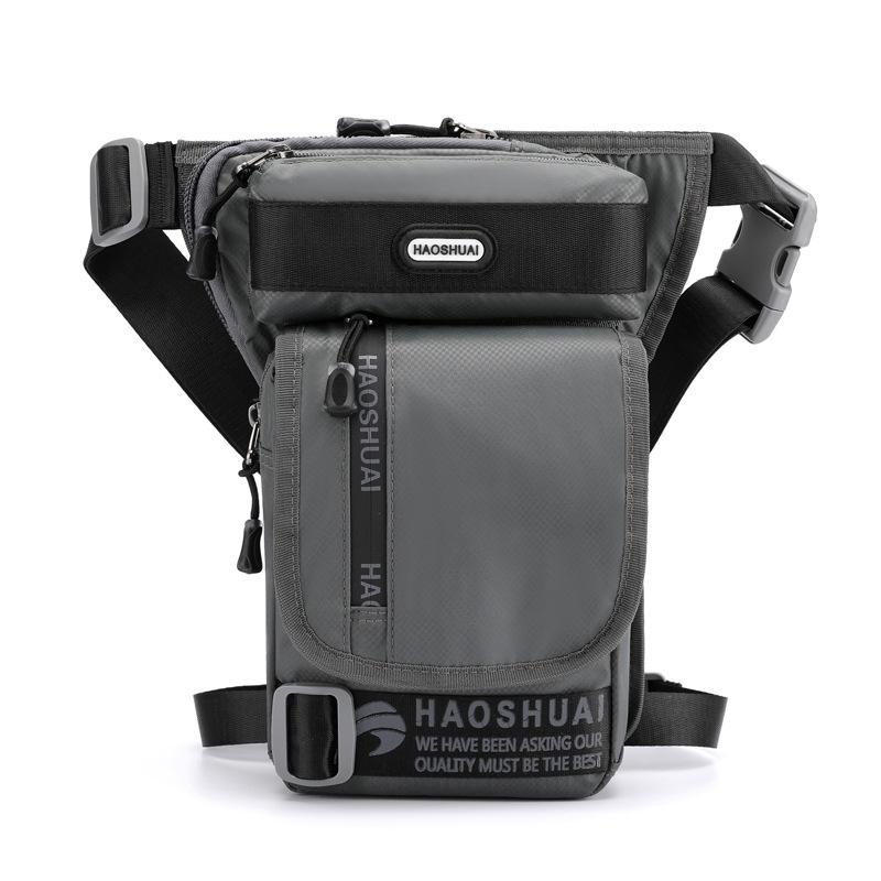 V562-B1097583060DBT-202508290111-00 Outdoor Riding Leg Bag Sports Chest & Waist Messenger Bag - Grey - Image 1