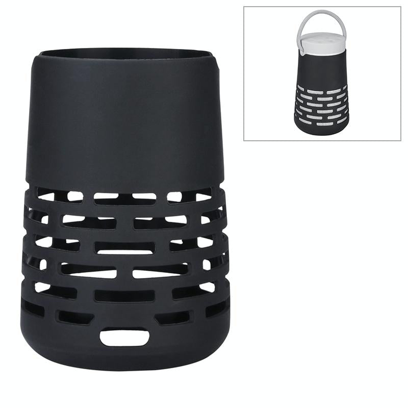 V562-B2141G7PI-202508281454-00 Portable Silicone Speaker Cover for Bose Soundlink Revolve+ - Black - Image 1