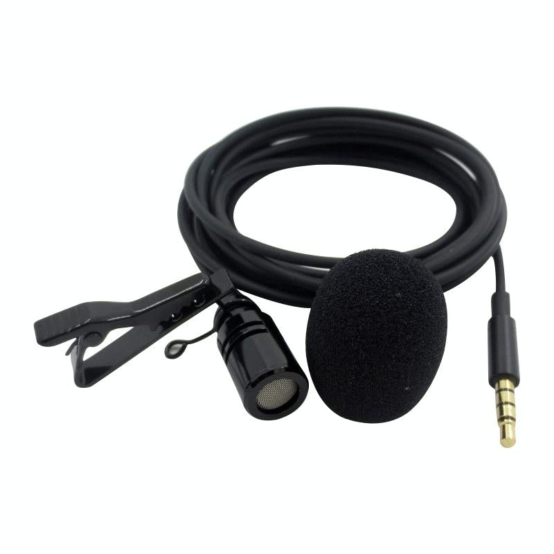 V562-B6511D6PI-202508271140-00 Clip-On Lavalier Microphone For Mobile Phones - 2.5M - Black - Image 1