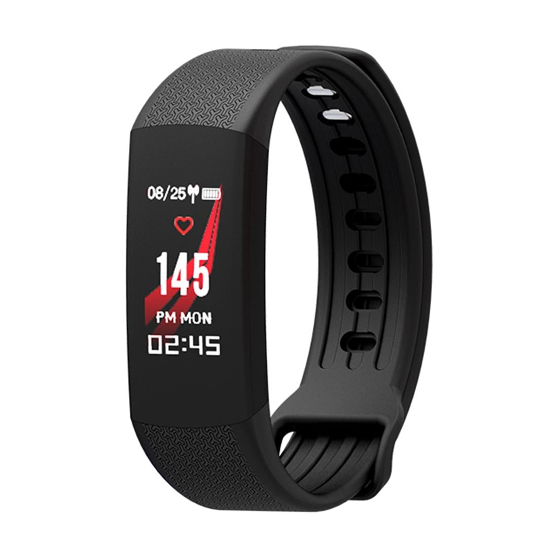 V562-B7869AC-202508280617-00 Fitness Tracker With Heart Rate Monitor - Tft Display - Black - Image 1