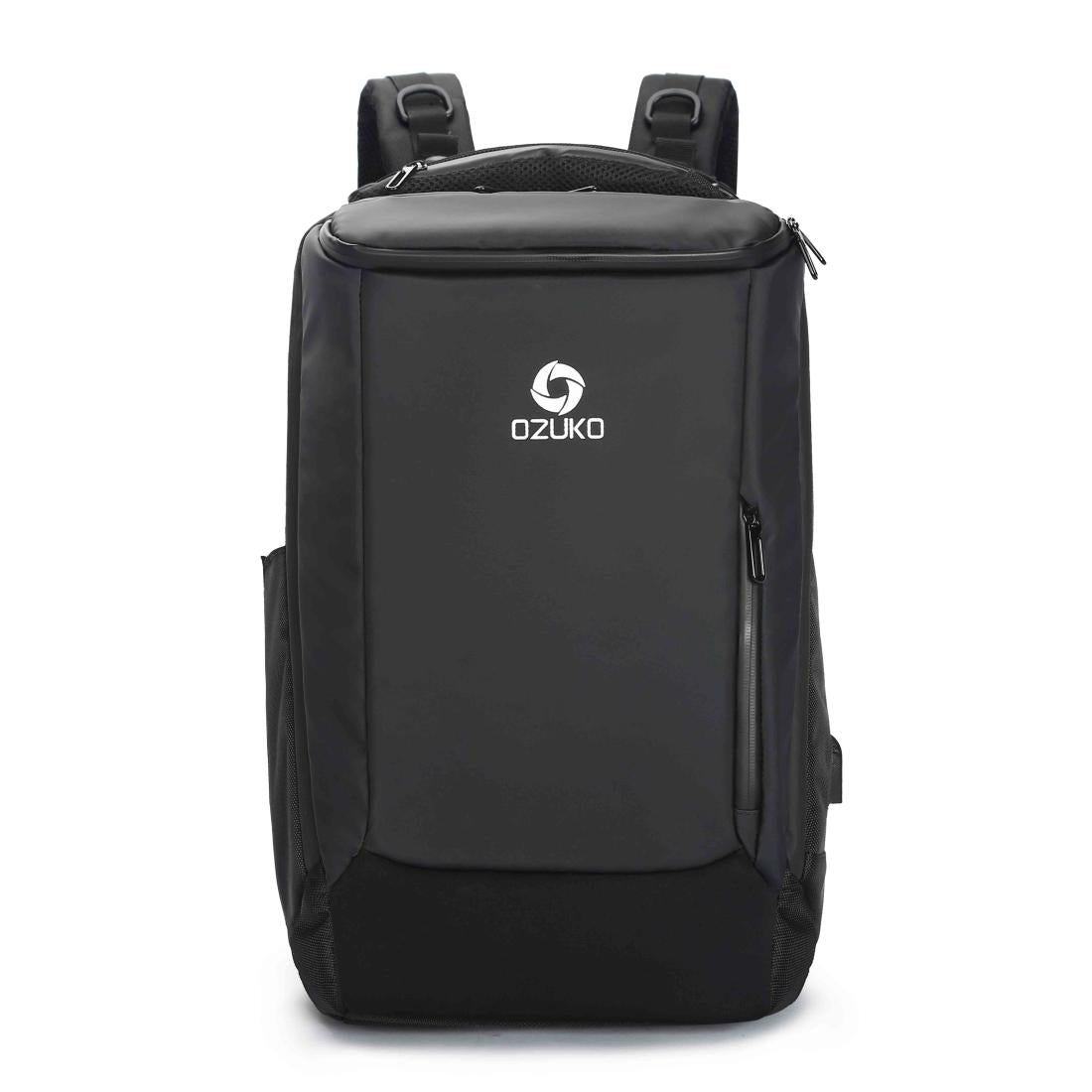 V562-B9129BCC-202508281411-00 Waterproof Usb Outdoor Backpack - Large 33x21x53cm - Black - Image 1