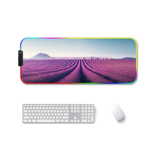 V562-C0118412750DBT-202508291510-00 Rgb Non Slip Mouse Pad With Thermal Transfer - Lavender - Image 1