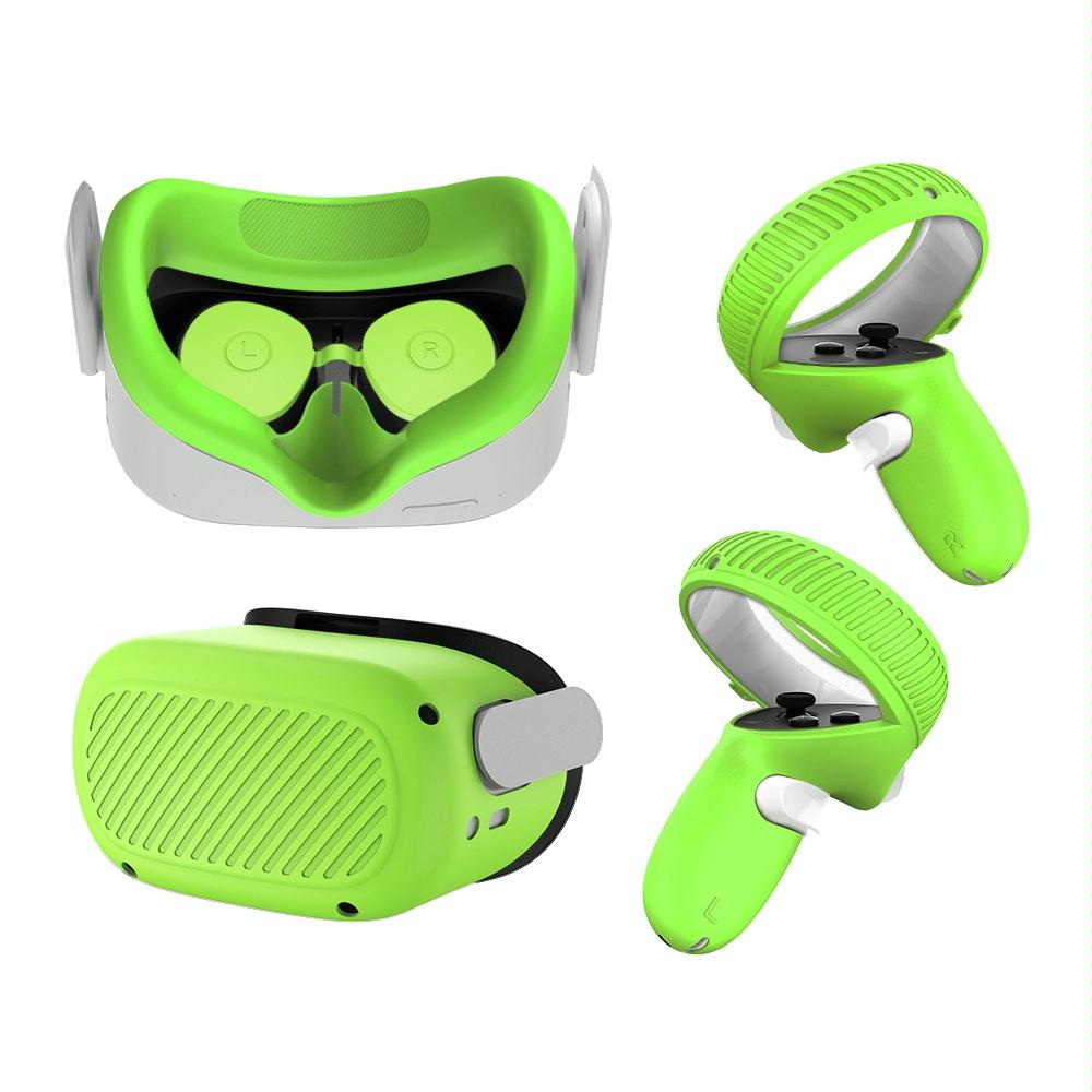V562-C1004662060DBT-202508282131-00 Oculus Quest 2 Lens Shell - Protective Cover - Green - Image 1