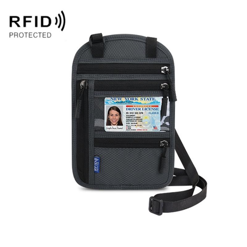 V562-C1007371060DBT-202508290826-00 Rfid Passport & Certificate Protection Cover - Dark Gray - Image 1