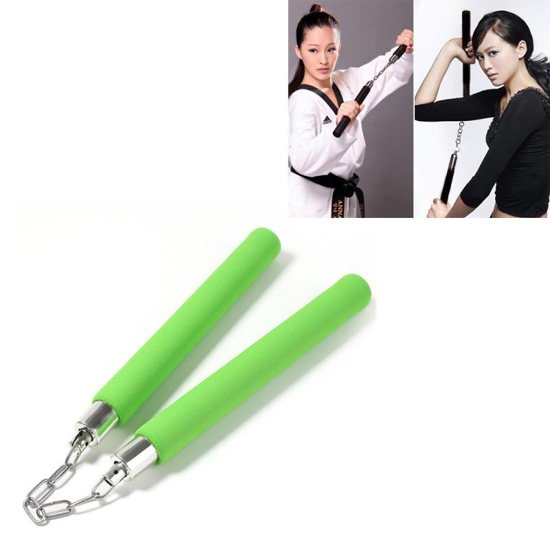 V562-C101569150DBT-202508282236-00 Beginner'S Sponge Nunchaku For Kids - Ideal For Training - Green - Image 1