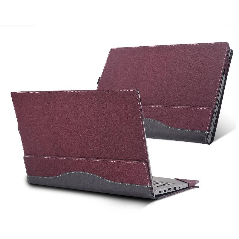 V562-C1022591060DBT-202508290510-00 Protective Leather Case For Hp Envy X360 13-Ag Ar - Anti-Fall - Wine Red - Image 1