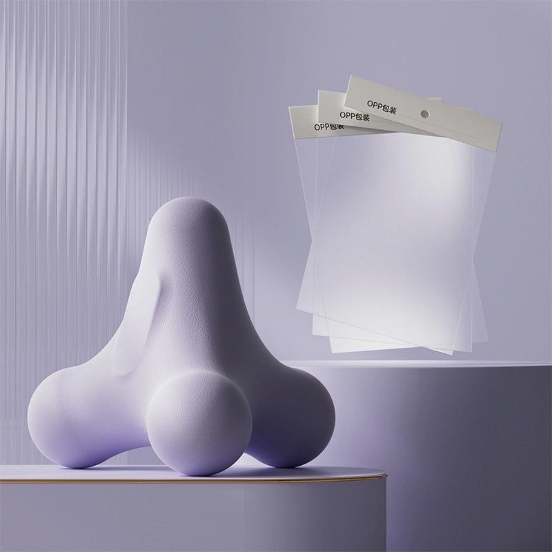 V562-C1025164060DBT-202508292221-00 4-Corner Fascia Massage Ball For Neck & Shoulder Relief Yoga & Fitness - Purple - Image 1