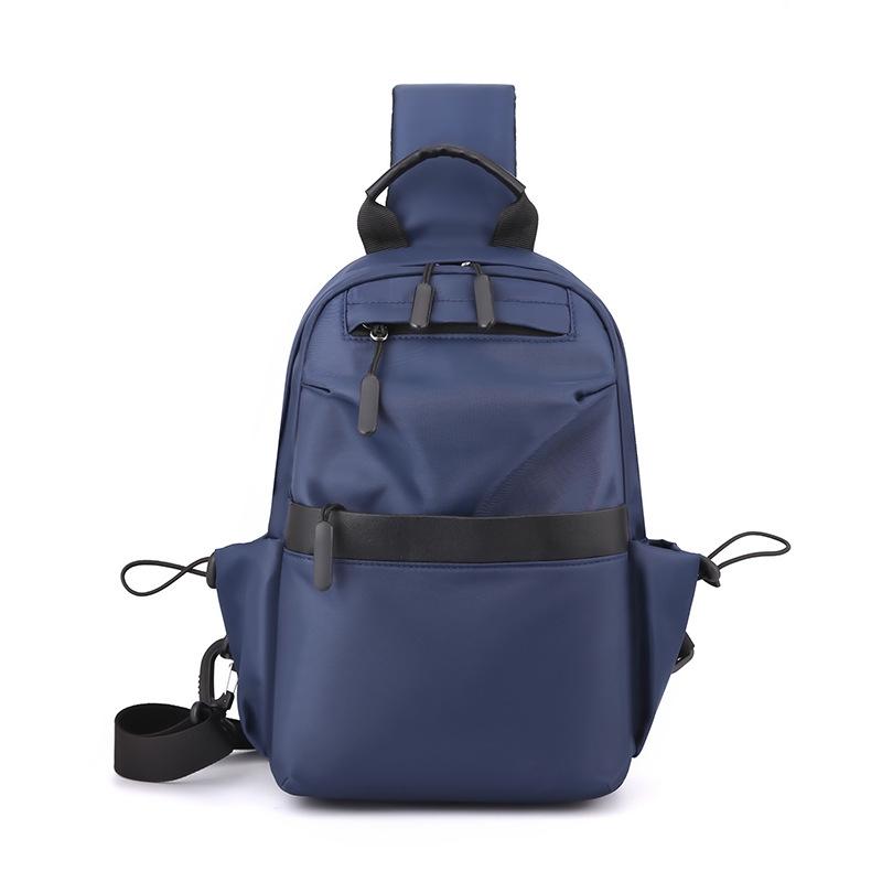 V562-C1043473060DBT-202508271640-00 Large Capacity Sports Chest Bag Dark Blue For Men - Image 1