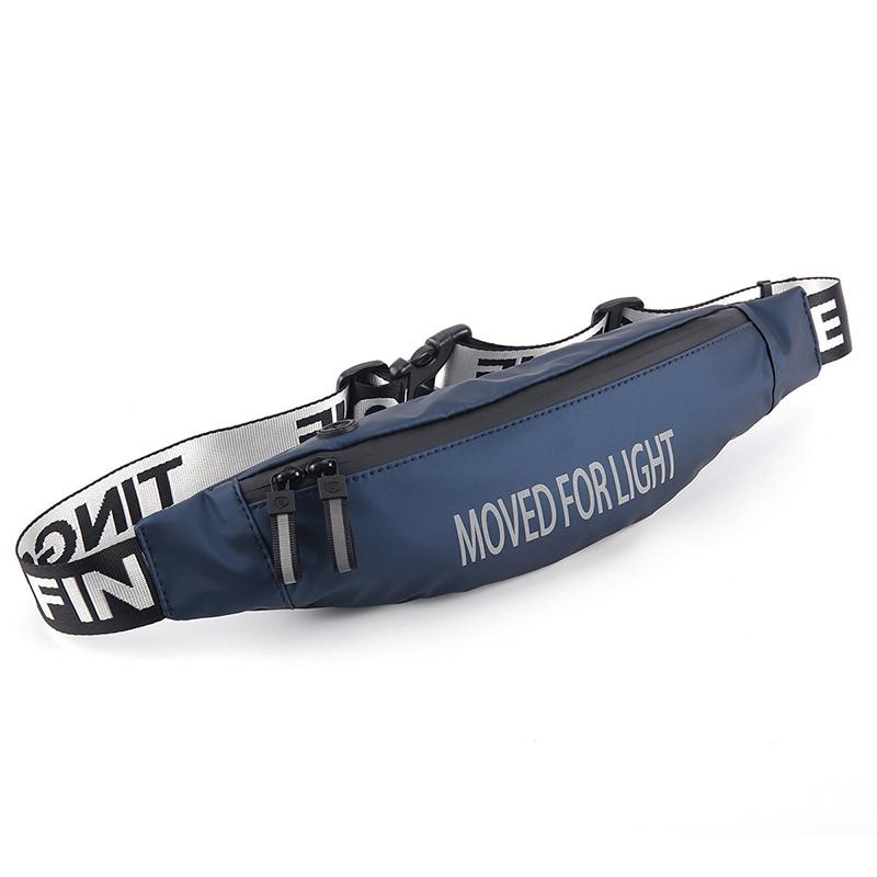 V562-C10570800ADE-202508290110-00 Waterproof Crossbody Waist Bag For Running & Sports - Dark Blue - Image 1