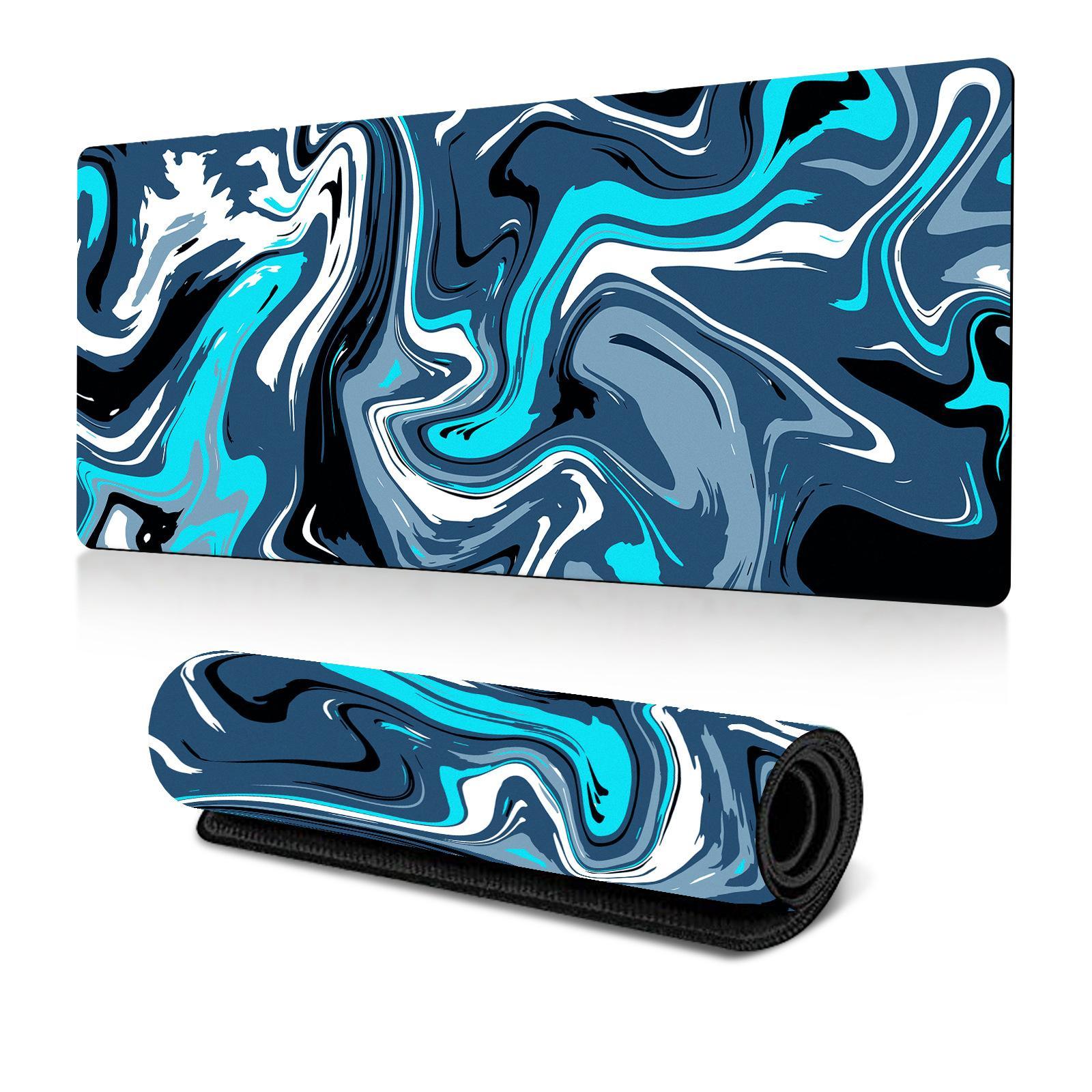 V562-C1085965060DBT-202508291315-00 Abstract Gaming Desk Mat 300 X 600 X 2Mm - Abstract Fluid 9 - 300X600X2Mm - Image 1