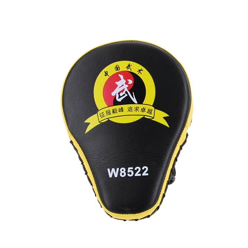 V562-C1091461950DBT-202508281210-00 Curved Sanda Boxing Hand Target For Adults - Yellow - Image 1