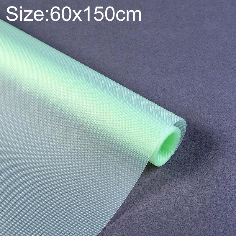 V562-C3007291910DBT-202508290220-00 Waterproof Diamond Texture Cut off Cabinet Drawer Mat - 60x150cm - Green - Image 1