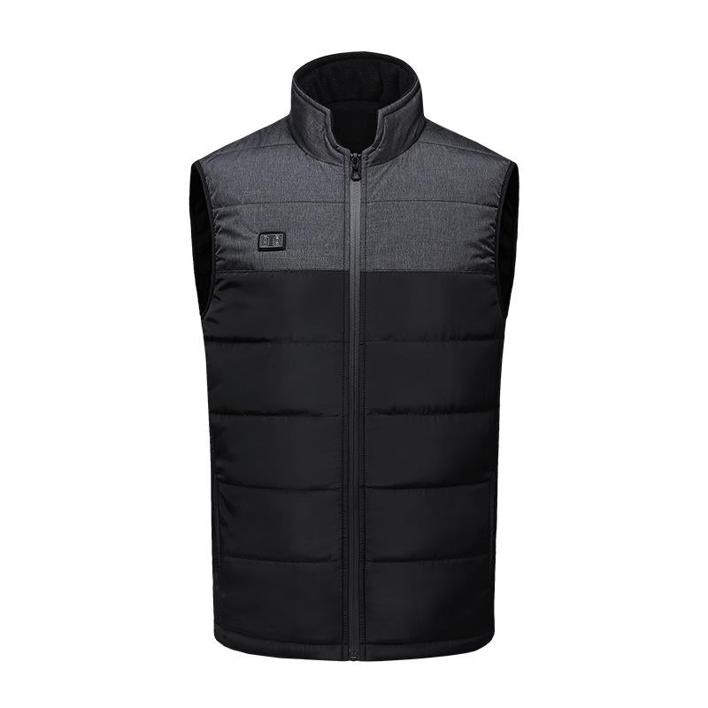 V562-C5093692060DBT-202508291310-00 Heated Vest Electric Heating 3 Constant Temperature Warm Cotton Jacket - Black-9 Zones Heating - 2Xl - Image 1