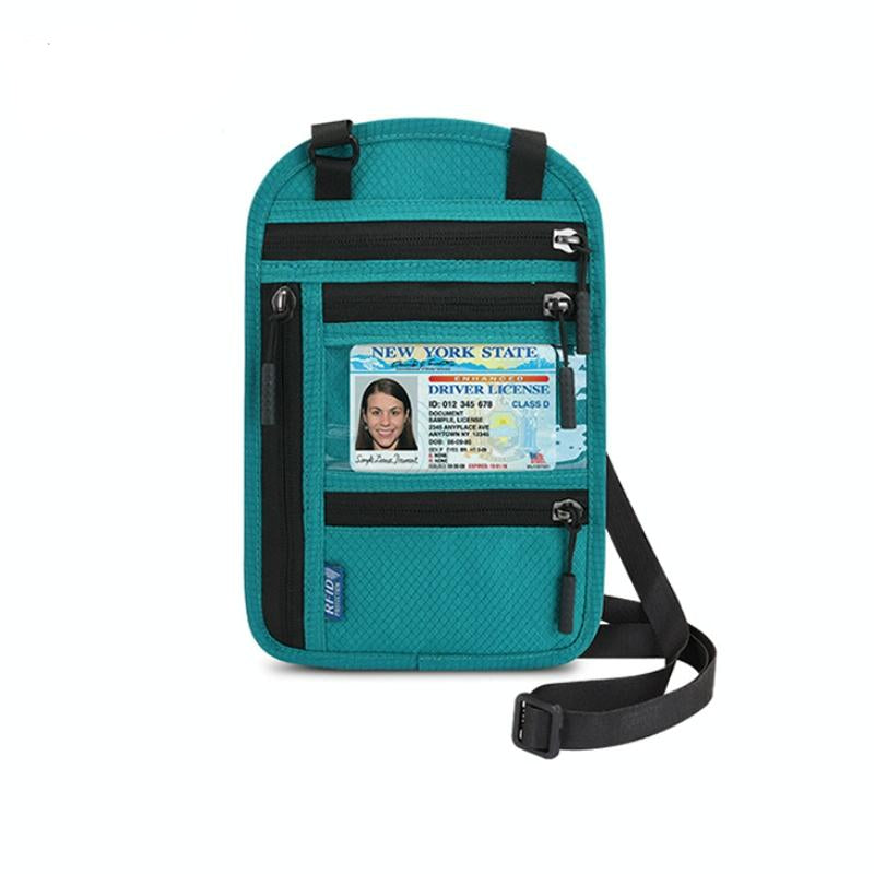 V562-D1007371060DBT-202508290826-00 Rfid Passport & Certificate Protection Cover - Lake Blue - Image 1