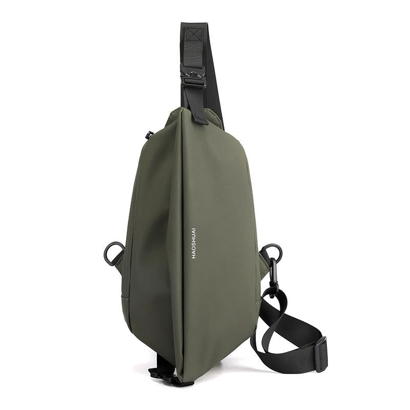 V562-D1009013060DBT-202508282220-00 Men Casual Shoulder Bag Chest Pack For On The Go Convenience - Army Green - Image 1