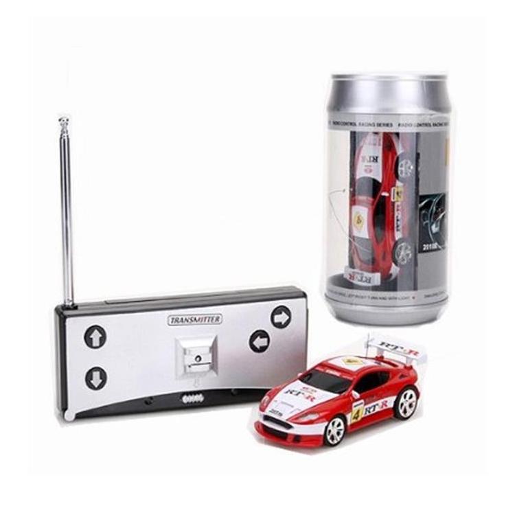 V562-D102635070DBT-202508281840-00 Mini Rc Car with Remote Control - Coke can Design - Red - Image 1