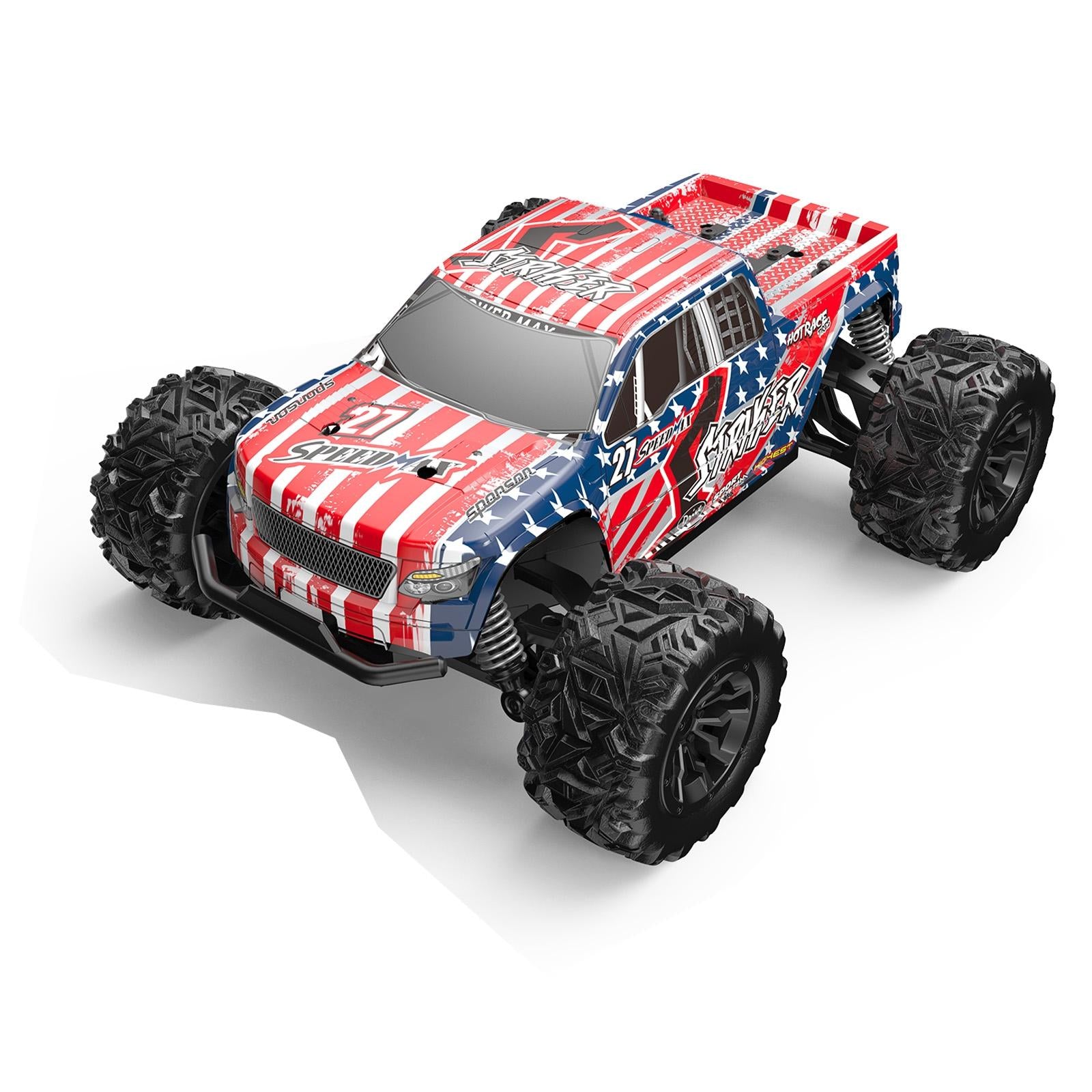 V562-D103519300ADE-202508282054-00 1 20 Full Scale 2.4g Rc Off-road Vehicle - Off-road Ready - Red - Image 1