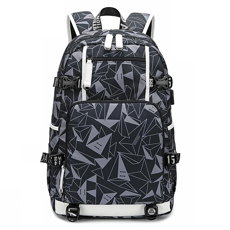 V562-D1075805850DBT-202508281645-00 Student Thermal Backpack - Lightweight & Durable - Printed Gray - Image 1