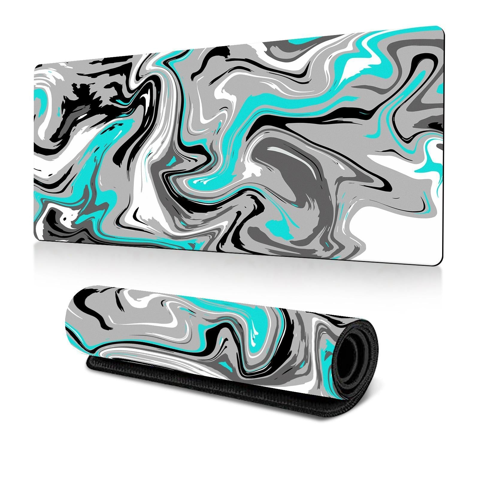 V562-D1085965060DBT-202508291316-00 Abstract Gaming Desk Mat 300 X 600 X 2Mm - Abstract Fluid 15 - 300X600X2Mm - Image 1