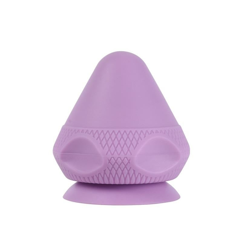 V562-D1099602060DBT-202508292031-00 Silicone Suction Cup Muscle Massage Ball - Purple - Image 1