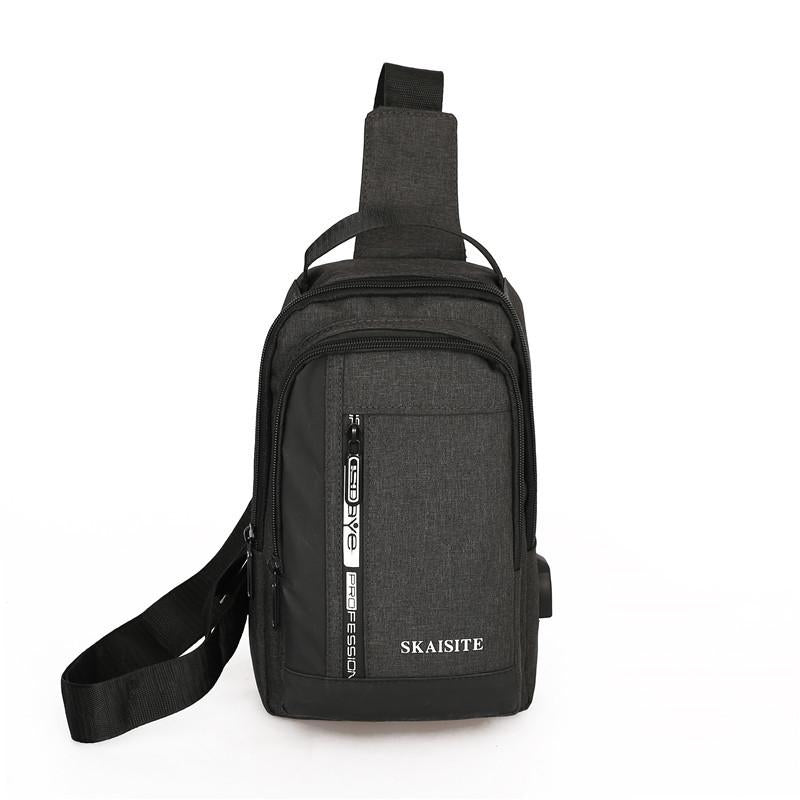 V562-E1066812750DBT-202508282215-00 Men Crossbody Bag For Outdoor Sports Leisure - 2-Black - Image 1