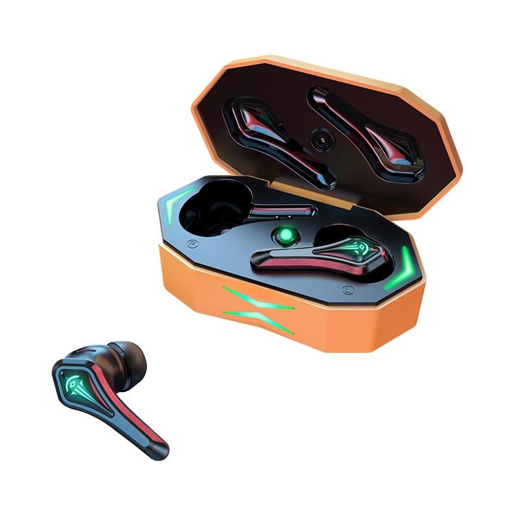 V562-E3301D6PI-202508281021-00 Wireless Bluetooth Earphones with Charging Case - Tws-a10 - Orange - Image 1