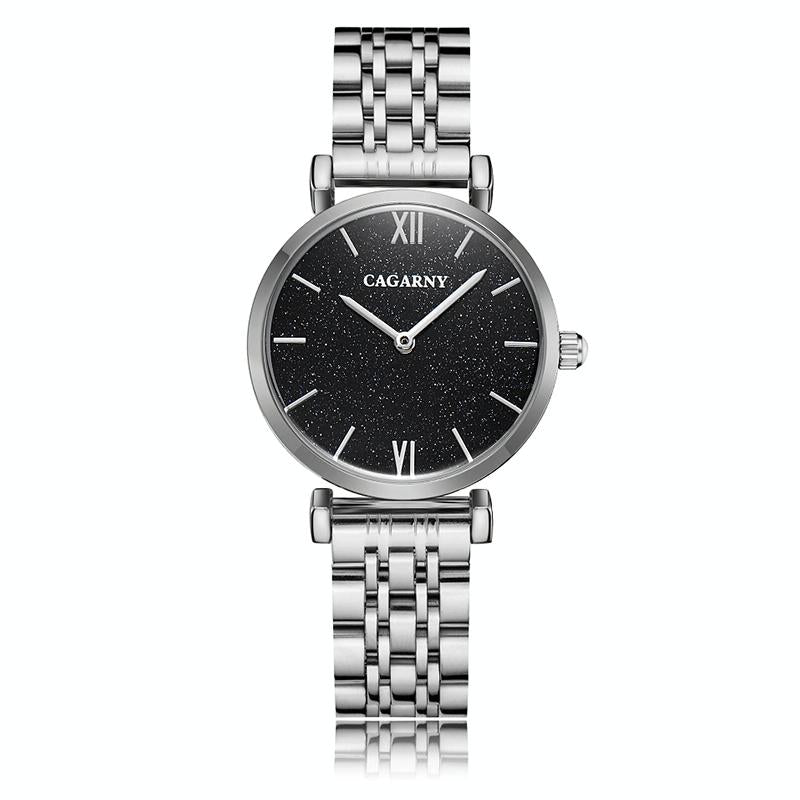 V562-E9230AW-202508290808-00 Waterproof Silver Steel Quartz Watch - Fashion Life - Wa0329E - Image 1