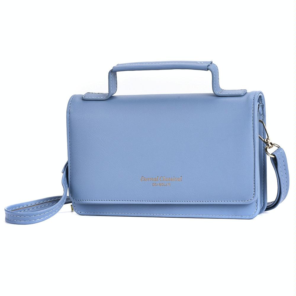 V562-F1040383060DBT-202508281846-00 Versatile Small Square Shoulder Phone Bag - Compact & Functional - Blue - Image 1