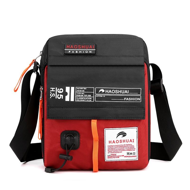 V562-F1042713060DBT-202508290146-00 206 Men Crossbody Bag Sporty Shoulder Bag For Casual Use - Brick Red - Image 1