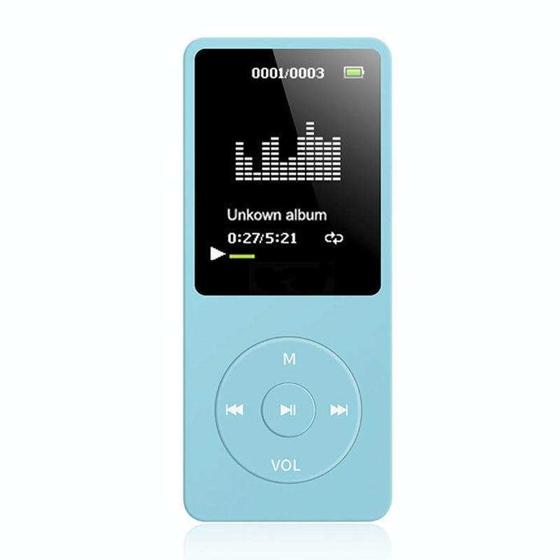 V562-F1051722060DBT-202508291126-00 Ultra Thin Screen Mp4 Player Lossless Sound - Light Blue - Image 1