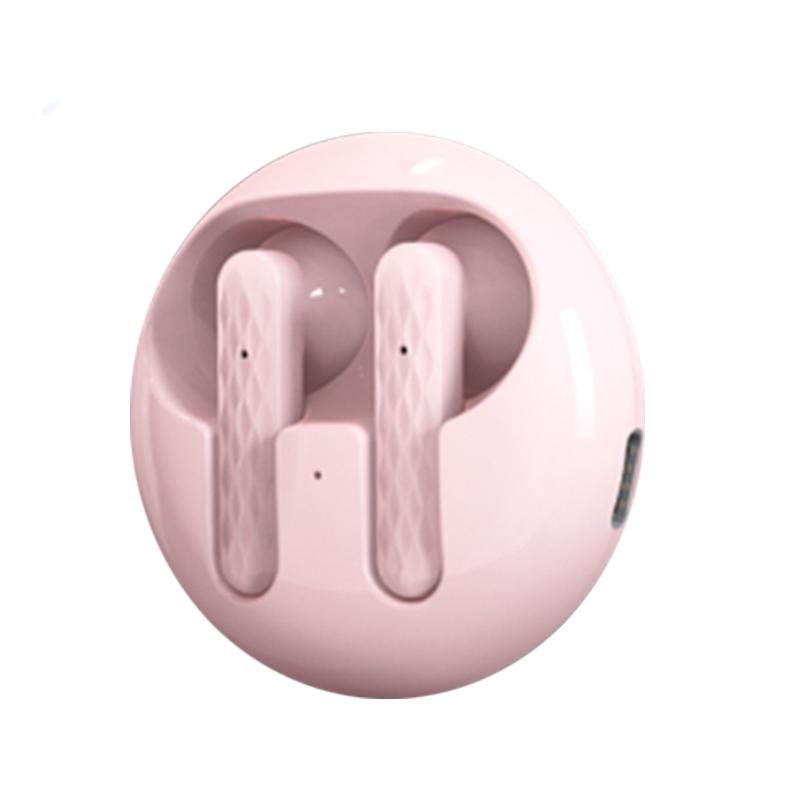 V562-F2090D6PI-202508280852-00 Zeqi T501 Touch Wireless Earbuds - Mini Bluetooth True Support - Pink - Image 1