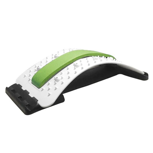 V562-GW1510CH-202508292140-00 Back Pain Relief Device Lumbar Traction Stretcher - White + Green - Image 1