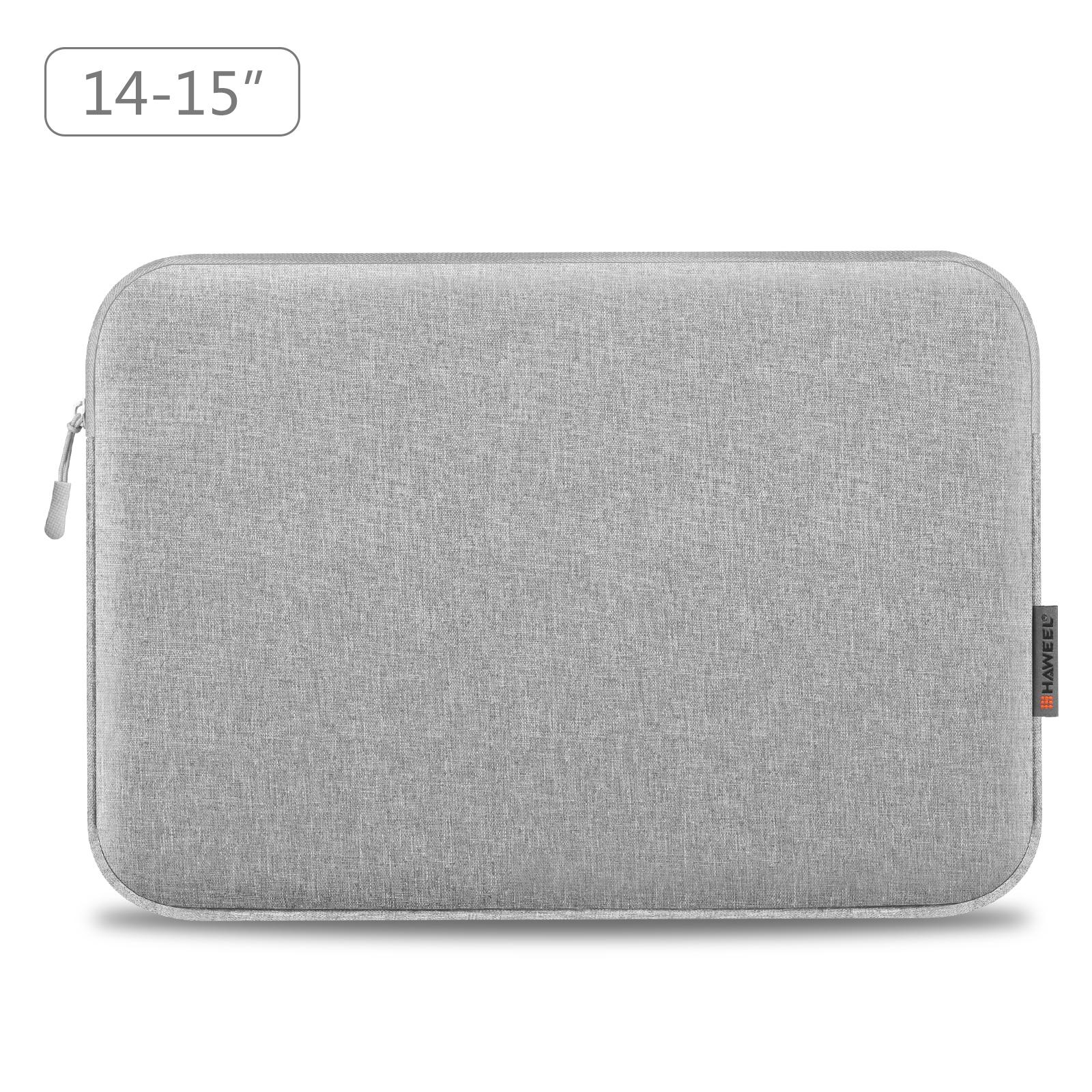 V562-H5107LWH-202508290716-00 14-15 Inch Laptop Sleeve Briefcase Bag with Zipper - Grey - Image 1
