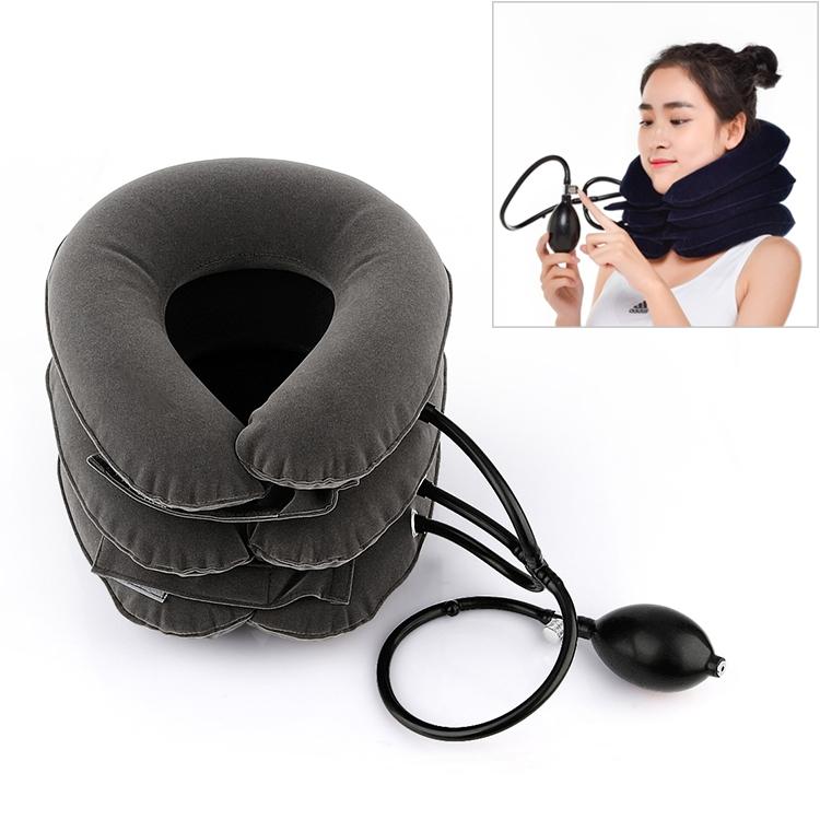 V562-H6840CH-202508292325-00 Full Cashmere Cervical Traction Instrument Neck Massage & Support - Grey - Image 1