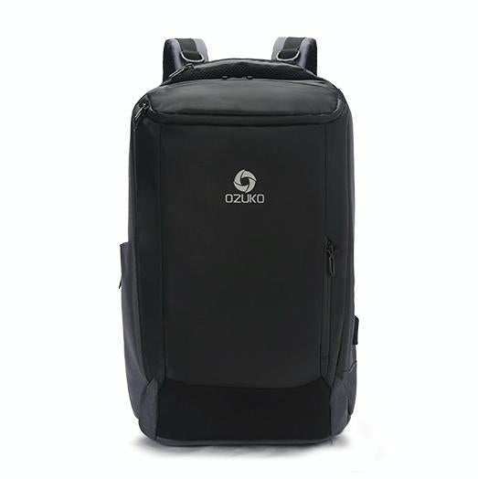 V562-H9129BCC-202508281411-00 Waterproof Usb Outdoor Backpack - Large 33x21x53cm - Grey - Image 1