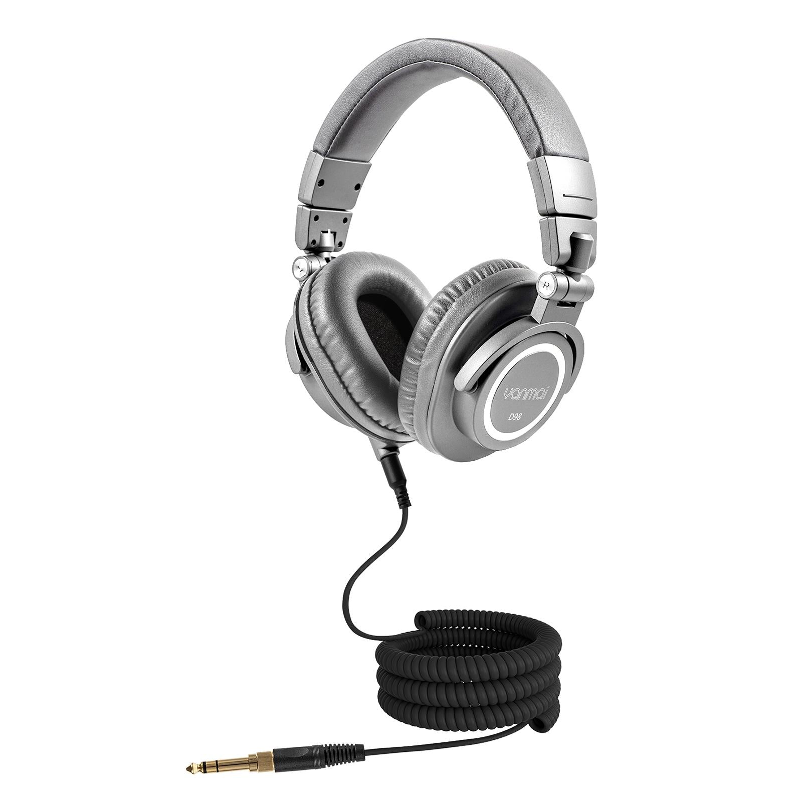 V562-HS2123CP-202508292054-00 Professional Recording Headphones Yanmai D98 - Silver Grey - Image 1