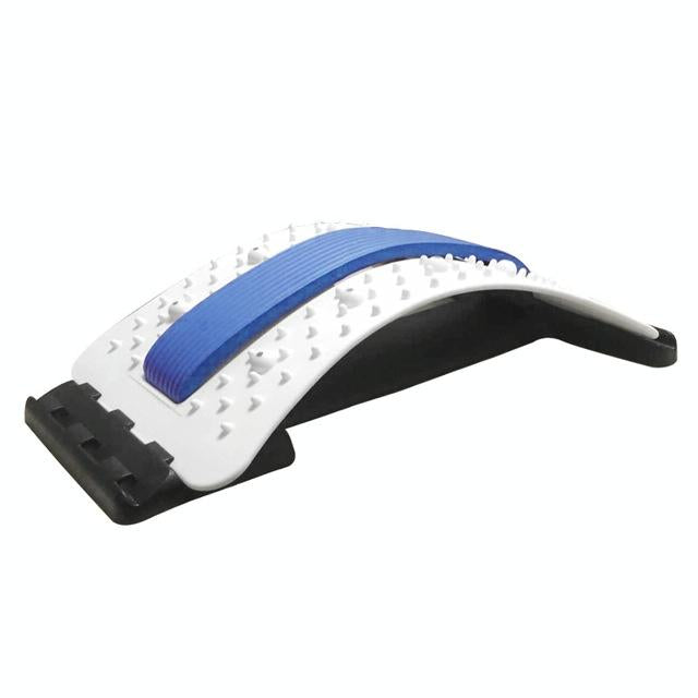 V562-LW1510CH-202508292140-00 Back Pain Relief Device Lumbar Traction Stretcher - White Blue - Image 1