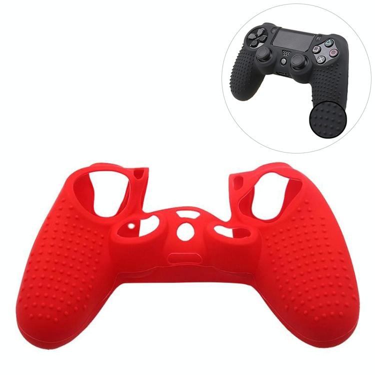 V562-R1251TN-202508280553-00 Silicone Protective Case for Sony Ps4 - Non-slip - Red - Image 1