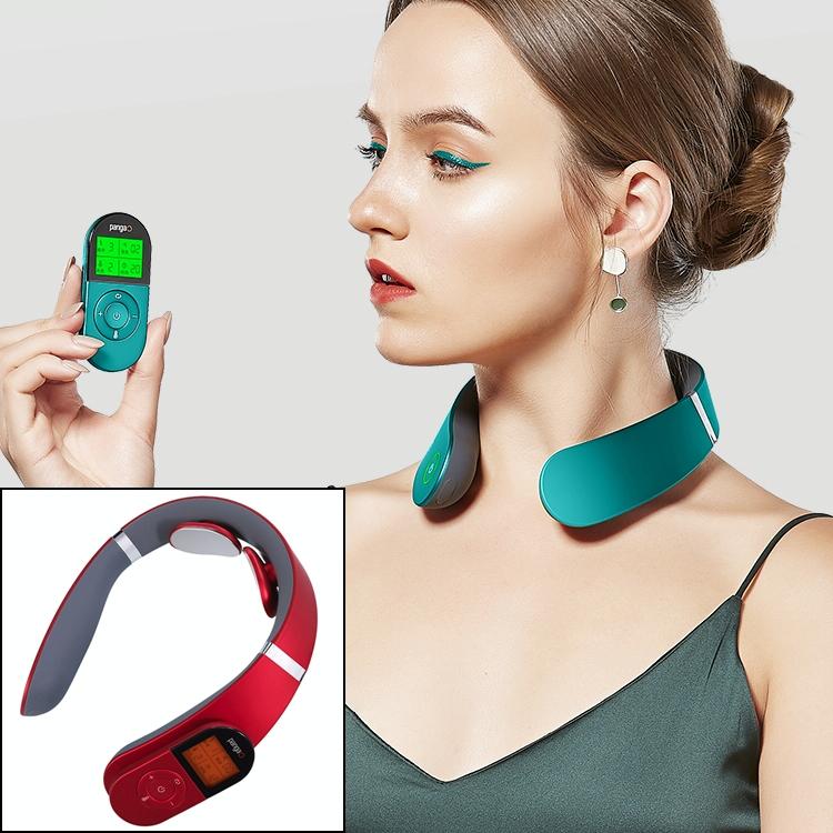 V562-R2151CHS-202508292240-00 Pangao Smart Neck Massager Pulse Physiotherapy Device - Red - Image 1