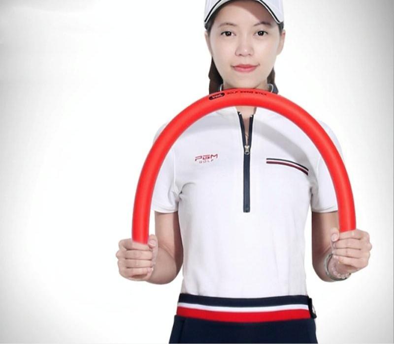 V562-R30555741YZ-202508282331-00 Versatile Golf Training Stick for Flexibility - 80 x 3cm Lightweight - Red - Image 1